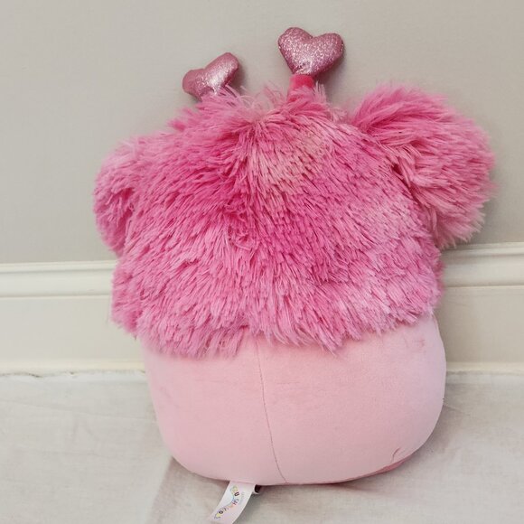 Squishmallows 11" Caparinne the Valentines Pink Bigfoot Plush Toy NWT - Picture 5 of 11